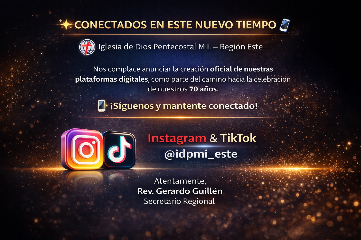 Conectados en este nuevo tiempo — Instagram & TikTok @idpmi_este